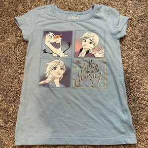Disney Frozen Blue t-shirt. Child’s size 5/6